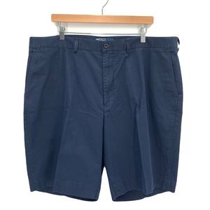 Polo Shorts by Ralph Lauren Men’s Navy Blue Flat Front 9” Inseam Shorts Size 42